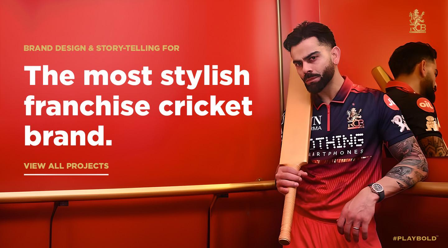 Brand design and storytelling for the RCB franchise under Virat Kohli