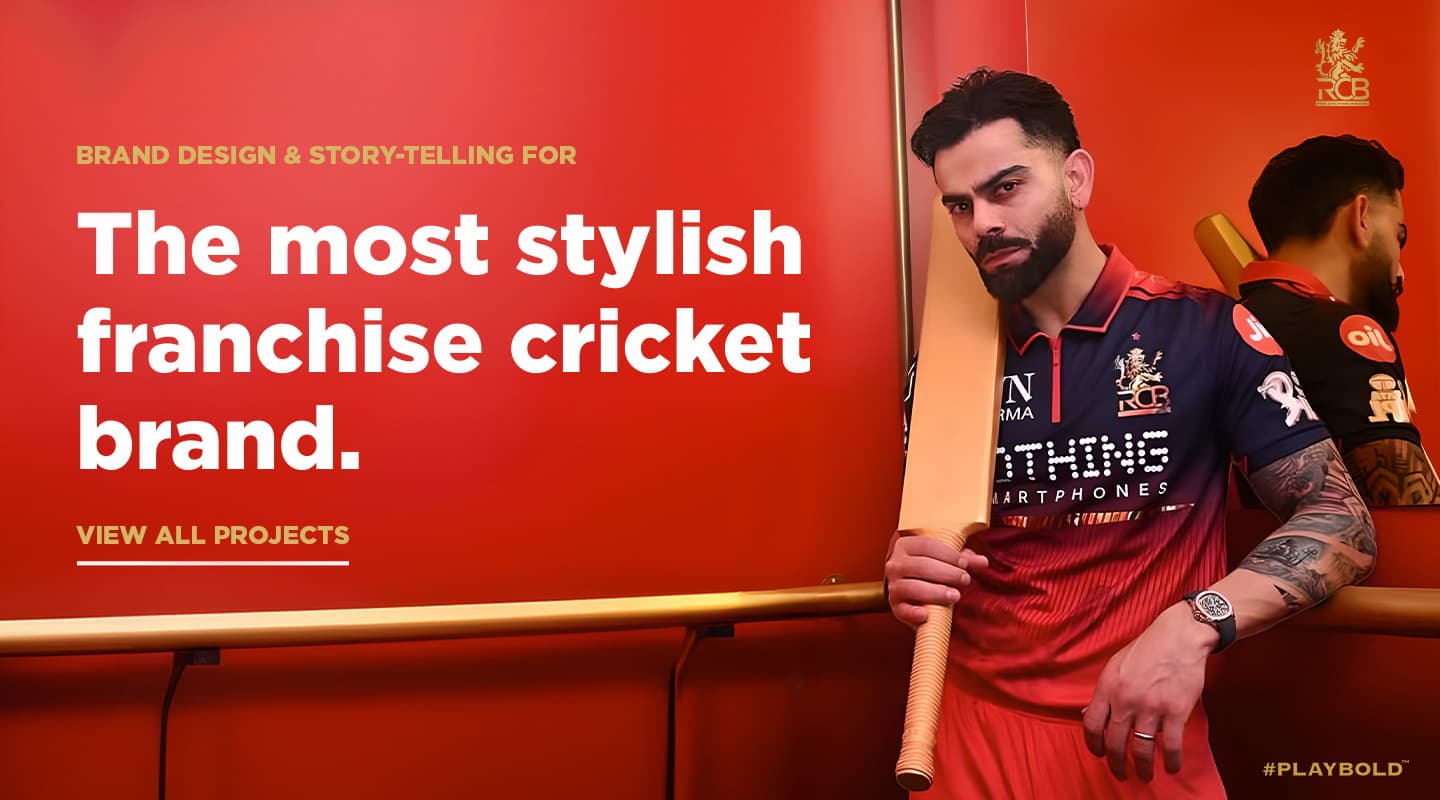 Brand design and storytelling for the RCB franchise under Virat Kohli