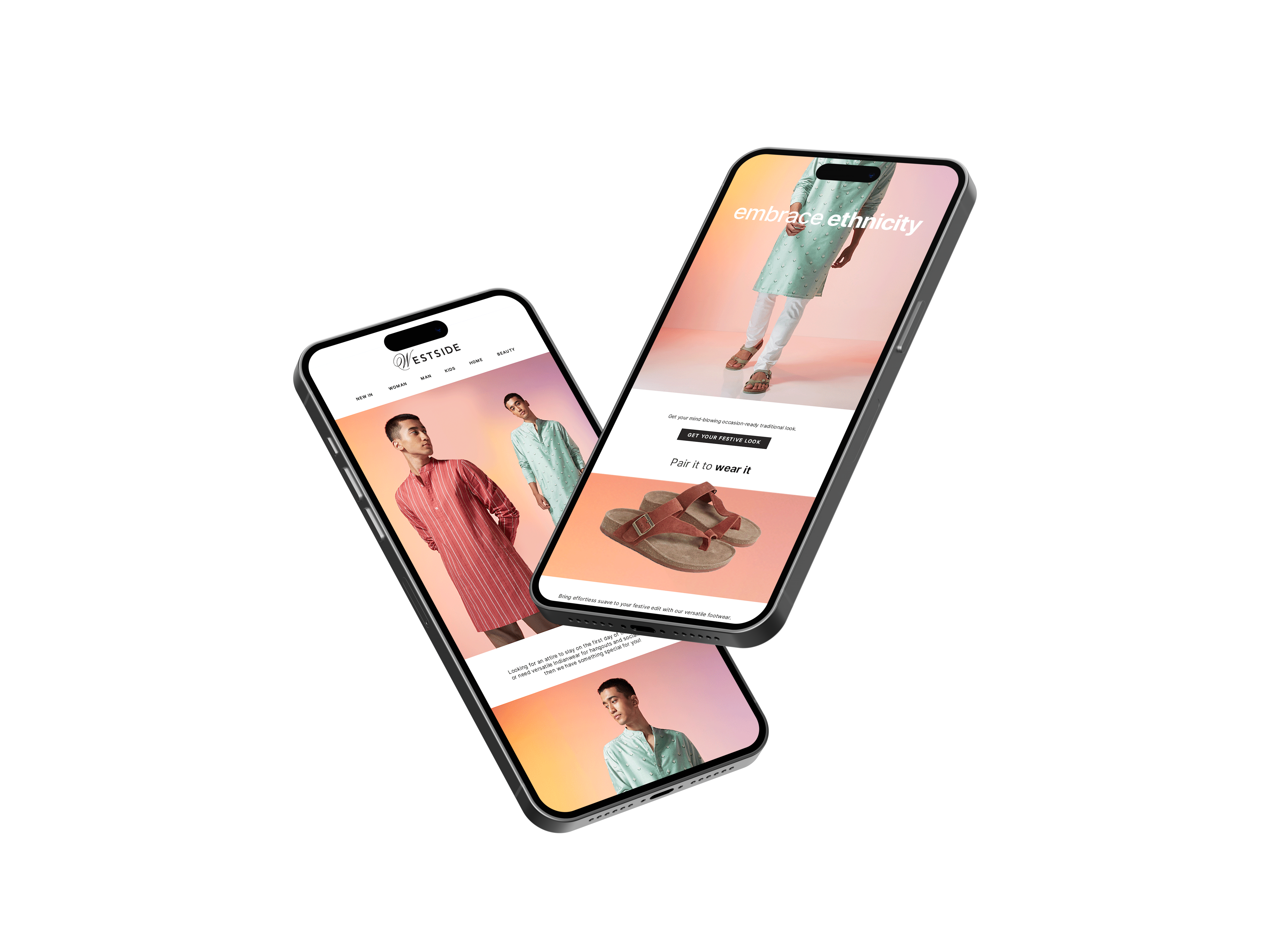 Mobile view of Westside campaign by JUMPINGGOOSE, demonstrating email marketing using the best email service.